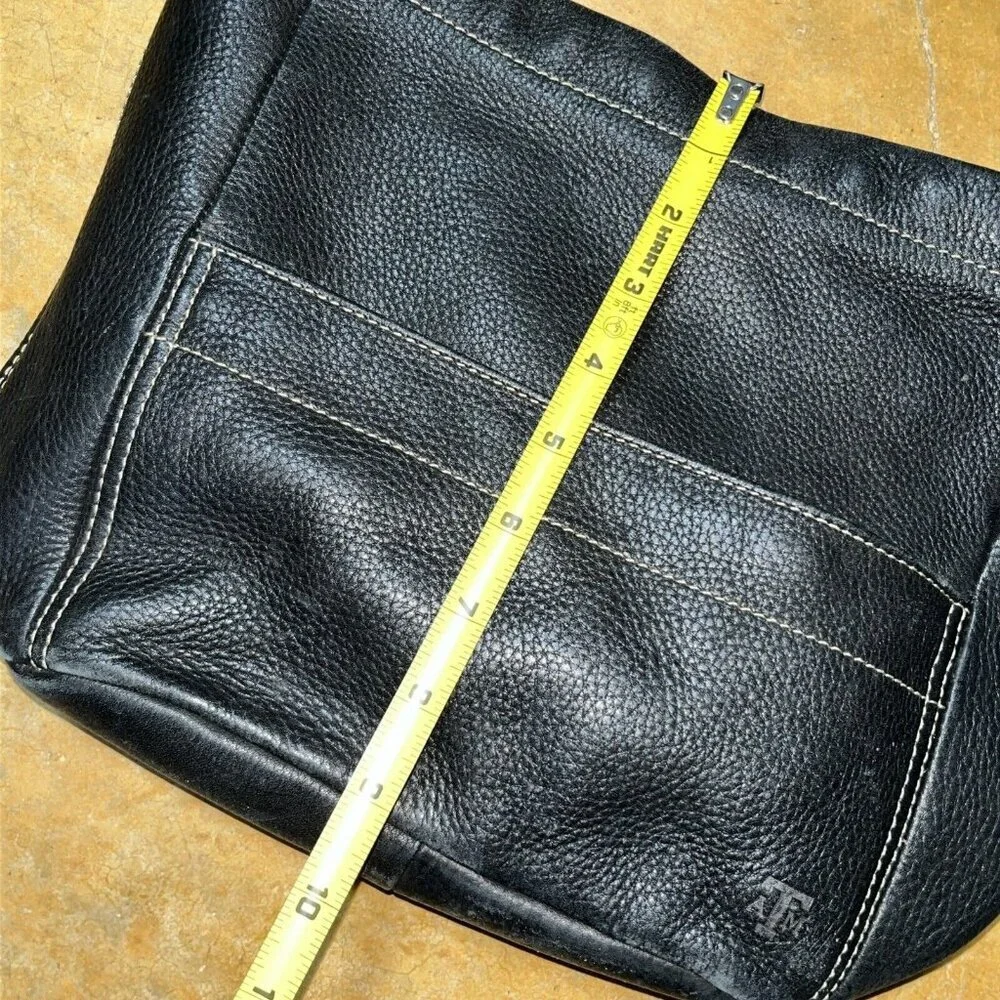 FOSSIL Texas A&M Over Shoulder Dark Brown Leather HandBag Purse Gig’em Whoop! - Picture 14 of 15